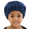 Chapéu Elástico Elástico Mais Vendido Internacionalmente na Amazon Cor de Doce Chapéu para Cuidados com o Cabelo Chapéu de Puxar Chapéu de Dupla Camada Touca de Cetim para Dormir