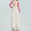 Jeans Wide-Leg Retro Novo Outono/Inverno 2026 Calças Americanas Saber Femininas Calças Retas Largas de Cintura Alta A14028