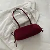Bolso Retro de Gran Capacidad para Viajes 2026 Nuevo Estilo Textura de Lazo de Moda Simple de Hombro Único de Mano Debajo del Brazo Estilo Baguette para Mujer