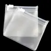 Bolsas de pílula ecológicas de EVA em estoque, Bolsas auto-selantes transparentes de EVA para joias, Bolsas de armazenamento com zíper para joias e grãos de café