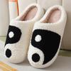 Novas pantufas de algodão quentes de inverno Tai Chi para casa, confortáveis, para casais, masculinas e femininas, com sola grossa e macia, espessadas, antiderrapantes
