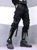 Calça de Trabalho para Comércio Exterior Marca Tendência Harlan Calça com Barra de Pé Estilo Coreano Hip-hop Distinta Solta Versátil Tendência de Rua Masculina