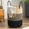 Cesto de Armazenamento Portátil de Corda de Algodão Tecido Cesto de Armazenamento Cesto para Roupa Suja Cesto para Armazenar Brinquedos Cesto de Armazenamento Doméstico Armazenamento de Roupa Suja