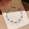 Pulsera de flor de circón chapada en oro real de 18k, moderna, exquisita, simple, lujo ligero, de alta gama, joyería versátil para mujer