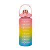 Vaso de agua de gran capacidad unisex vaso con boquilla botella de agua para exteriores botella de agua deportiva vaso de plástico resistente a altas temperaturas juego de tres piezas