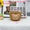 Balde da Fortuna para Sala de Estar, Bacia do Tesouro, Cesta de Armazenamento de Roupas para Quarto Tecida com Corda de Algodão, Cesta Redonda para Armazenamento de Brinquedos, Armazenamento Decorativo