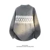 Nuevo Suéter Cardigan de Otoño 2026 para Hombre, Moda Trendy con Bloques de Color, Cuello Alto, Chaqueta de Punto Casual para Hombre