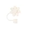 Tapa de Silicona de Grado Alimenticio para Popote Transfronteriza con Diseño de Flor de Ciruelo Adecuada para Popotes Stanley, Juego de Tapas de Enchufe a Prueba de Fugas 10 mm