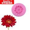 Flor Fondant Pastel Pegamento Arcilla Resina Flor Decoración Chocolate DIY Herramientas para Hornear Molde de Silicona M095