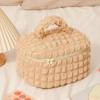 Bolsa de Cosméticos Creativa de Gran Capacidad Estilo Ins de Alta Gama Portátil Linda Bolso Satchel Femenino Bolsa de Aseo Almacenamiento Bolsa de Cosméticos