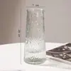 Vaso de Vidro em Formato de Cone Estilo Nórdico Ins Simples Grande Transparente para Bambu da Sorte Hidropônico Ornamento de Arranjo de Flores para Mesa de Escritório Sala de Estar