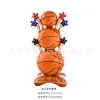 Globo Grande de Aluminio de Baloncesto de Pie, Globo de Aluminio de Pie de la Copa del Mundo, Globo de Decoración para Fiesta de la Copa del Mundo