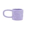 Caneca de cerâmica criativa simples home office copo de cerâmica de grande capacidade Amazon comércio exterior grande alça xícara de café