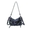 Bolso de mezclilla para mujer, nueva moda casual de verano de tendencia 2026, adecuado para la escuela y el trabajo, versátil bolso de hombro y bolso cruzado