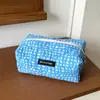 Nova Bolsa Simples Acolchoada de Bolinhas para Batom de Mão Bolsa de Cosméticos Bolsa Pequena de Armazenamento Porta-Moedas Mini Bolsa de Mão Portátil