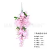 Colgante de Pared Artificial de Buganvilla Enredadera de Flores Decoración de Arco de Boda Flores Artificiales Decoración de Pared para Paisajismo Sala de Estar Flores Artificiales Al Por Mayor