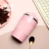 Caneca de Café de Terceira Geração Transfronteiriça 380ml Camada Dupla a Vácuo Aço Inoxidável 304 Copo Térmico Caneca Personalizada para Escritório Atacado