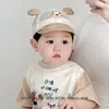 Sombrero de Sol de Verano para Bebé Malla Transpirable Delgado Borde Suave Gorra de Pico Linda para Hombres y Mujeres Sombrero de Sol para Exteriores de Bebé