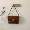 Nova Bolsa Quadrada Pequena da Moda Tendência para Mulheres, Bolsa Transversal Elegante e Estilosa com Corrente no Ombro Casual para Senhoras