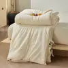 Colcha de punto de algodón 100% Abbebe, colcha para todas las estaciones, colcha de algodón puro Clase A para bebés y niños pequeños, colcha de invierno gruesa y cálida