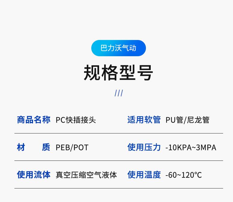 快插接头