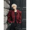 Chaqueta Elegante para Hombre del Año del Serpiente, Estilo Corto Americano con Toque de Alta Gama, Chaqueta con Solapa y Hombro Acolchado Moderna