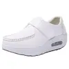 Nuevos zapatos de balanceo con suelas gruesas, zapatos ligeros para enfermeras, que aumentan la altura, antideslizantes, suelas suaves, cómodos para estar de pie mucho tiempo sin cansar los pies, zapatos de trabajo versátiles