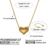 Collar Colgante con Diseño de Nicho Ins Europeo y Americano en Forma de Corazón con ECG, Joyería Transfronteriza Simple y de Lujo Ligero Hecha de Acero Inoxidable
