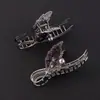 Pinza de Metal Grande para Cabello Grueso, Pasador de Lujo con Pedrería y Perlas, Accesorio para el Cabello de Gama Alta al por Mayor