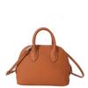 2025 Nova Bolsa Couro de Vaca Bolsa Bolide Bowling Commuter Versátil Couro Genuíno Bolsa Feminina Bolsa Shell de Alto Nível