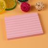Nuevas notas fluorescentes de colores transfronterizos de Amazon, líneas horizontales y notas Post-it, notas creativas al por mayor