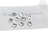 Rinestones Rectangulares Octagonales para Uñas Brillantes de Moda Cuadrados de Mahjong 6*8 Rinestones de Fondo Plano Azul Lago Blanco Accesorios para Uñas