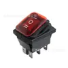 Kcd4 Interruptor Basculante à Prova d'Água de 3 Posições Etl Padrão Americano Ponta de Prata Composta Interruptor Tipo Barco Interruptor de Alimentação de Alta Potência