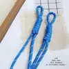 Cuerda Trenzada de Colores Dopamina Cuerda Central Paracord Taza de Agua Material Hecho a Mano DIY Accesorios con Cuentas Colgante para Bolsos Accesorios Colgantes