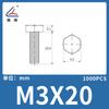 Tornillo de hexágono exterior de nylon Lianyang perno de plástico tornillo de nylon cabeza de lenteja tornillo de hexágono exterior tornillo aislante de hexágono exterior Blanco