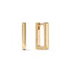 Aretes cuadrados geométricos europeos y americanos transfronterizos Aretes de moda elegantes de alta gama de lujo ligero para mujer Aretes versátiles de diseño original