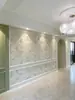 Fondo de Pared Retro Francés para Dormitorio Papel Tapiz Papel Tapiz de Lujo Ligero Flor y Pájaro Dormitorio Revestimiento de Pared de Gama Alta Mural Decorativo Sin Costuras