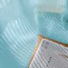 Tijera Venta al por mayor Dropshipping Cortina Cortina Transparente Transmitente de Luz No Transparente Cortina Soñadora Balcón Cortina Transparente Blanca Persianas de Raya Vertical