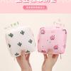 Bolsa de Cosméticos para Toalla Sanitaria, Gran Capacidad, Linda Bolsa de Cosméticos para Toalla Sanitaria para Estudiante, Organización de Bolsa Portátil