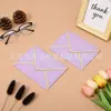 Sobres de Lujo de Colores con Estampado Dorado, Papel de Carta Personalizado, Tarjetas de Felicitación, Impresión en Relieve, Logotipo, Postales, Juegos de Invitación