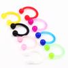 Amazon AliExpress alta venda 9 peças por pacote cor mista septo argola de nariz UV prego de nariz prego de osso da orelha