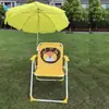 Silla Plegable para Exteriores para Niños con Sombrilla Más Vendida de Amazon, Silla de Camping Portátil, Taburete Pequeño, Taburete Plegable, Silla con Sombrilla
