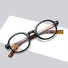 Gafas para miopía de mujer con graduación radiación de rayo azul anti-marco grande liso adelgazante de cara marco de gafas pequeño retro ZN3664