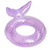 Flotador de natación para niños estilo coreano con lentejuelas y concha, con respaldo engrosado, flotador de natación moderno, flotador para axilas para niños