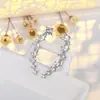 Pendientes de las Siete Estrellas de Beidou: Pendientes de Botón Pequeños Populares, Nuevo Diseño de Nicho, Exquisitos y Versátiles Ganchos para Orejas con Motivos de Perla y Luna