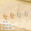 Pendientes de Plata de Ley 925 de Venta Caliente con Diseño de Cruz de Diamante Super Brillante para Hombres y Mujeres, Pendientes de Tachuela para Cartílago de Oreja Simples, de Nicho, Versátiles y Personalizados