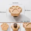 Armario para Habitación Infantil Manija con Forma de Coche Cajón de Gabinete de Madera Maciza Manija de Puerta de Gabinete de Madera Natural Creativa para Niñas