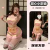 Nueva lencería sexy de chef y sirvienta estilo noche profunda, traje de sirvienta dulce y lindo, delantal de deseo puro, uniforme sexy