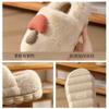 Pantuflas de Algodón con Diseño de Hongo para Mujer, Novedad Invierno 2025, Felpa de Dibujos Animados, Cálidas, con Suela Gruesa y Cubierta para el Talón, Casuales y de Moda