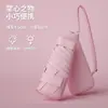 Paraguas Personalizado 50% de Descuento Paraguas de Bolsillo Ultraligero Pegamento Negro Protección Solar Paraguas de Doble Propósito para Sol y Lluvia Paraguas Plegable para el Sol para Mujer Paraguas al por Mayor